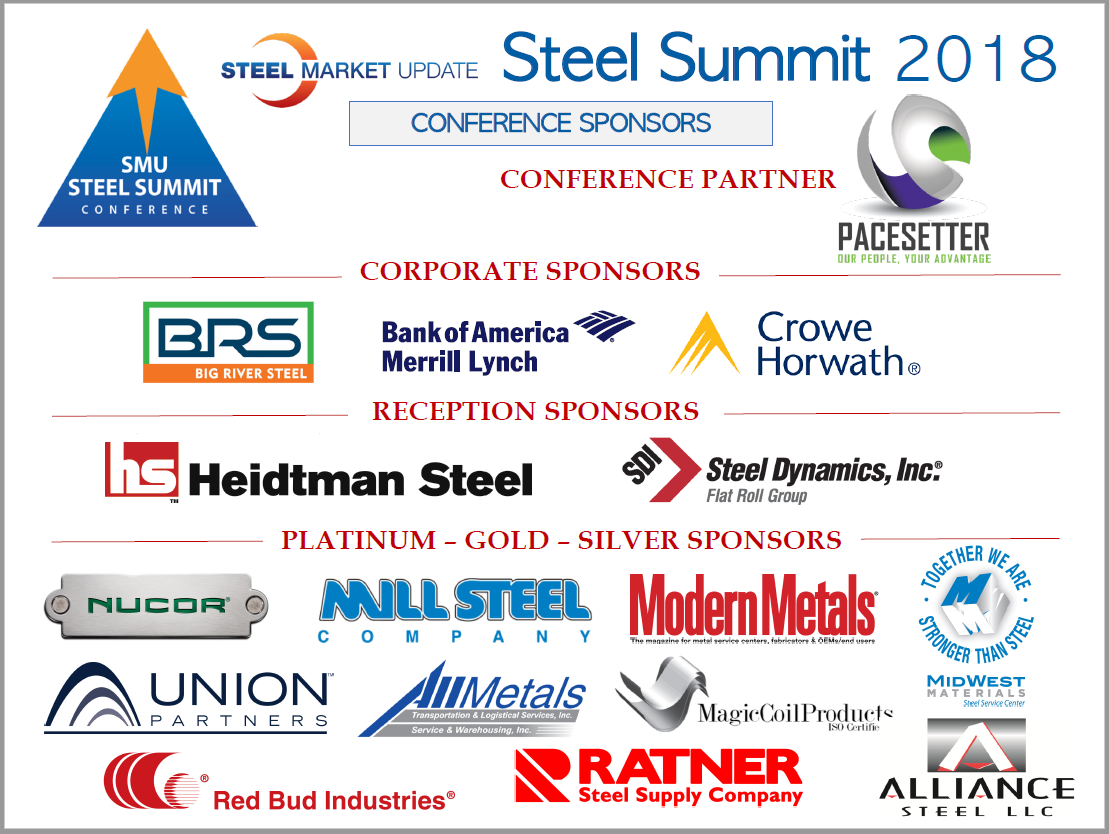 2018 SMU Steel Summit Sponsors